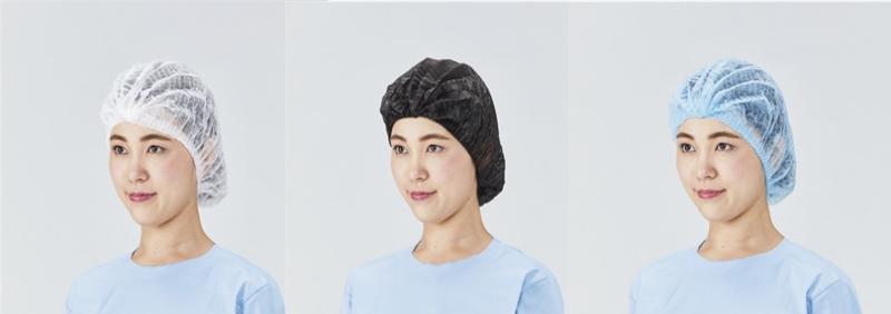 圧縮梱包タイプの使い捨て衛生帽子！！在庫スペース確保に！